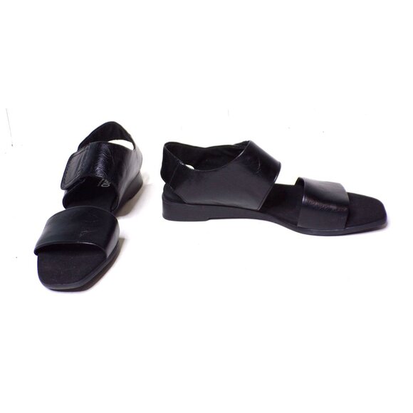🆕MUNRO Nissa Leather Comfort Sandals Shoes Black 10 - Picture 5 of 12